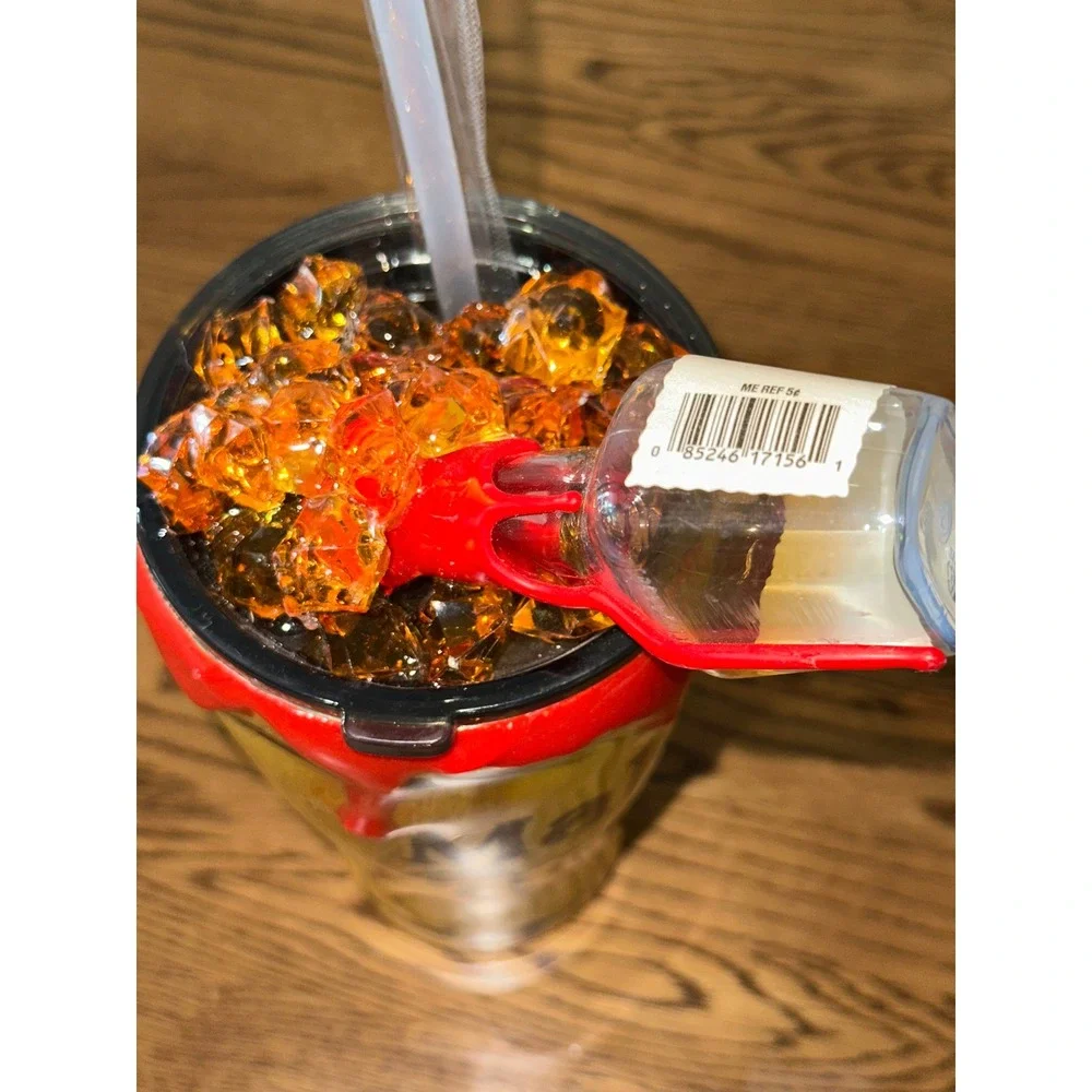 Maker's Mark Customized Tumbler with Lid and Straw New